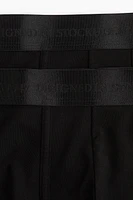 Lot de 2 caleçons Lycra🅫 courts avec taille basse