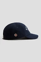 Embroidery-Detail Twill Cap