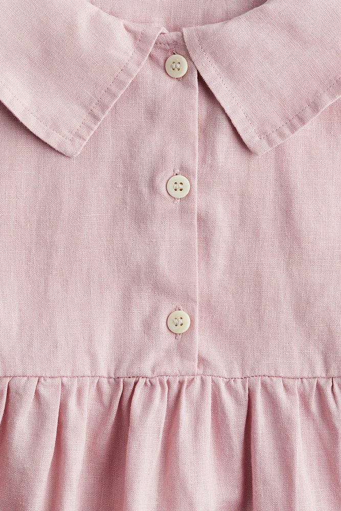 Loose-Fit Linen Dress