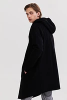 Long Hooded Cardigan