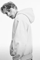 Loose-Fit Printed Hoodie