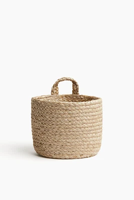 Small jute wall storage basket