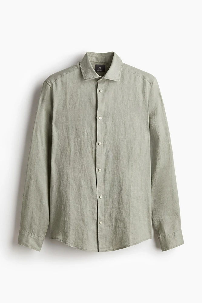 Slim Fit Linen Shirt