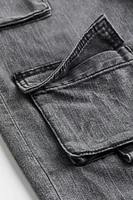 Wide High Cargo Jeans