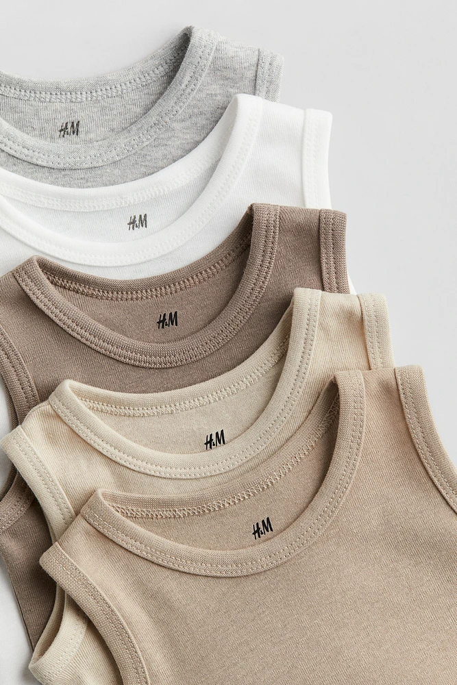 Lot de 5 maillots en coton
