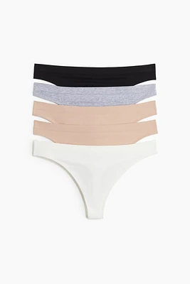 5-pack Seamless Thong Briefs