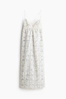Tie-Detail Maxi Dress