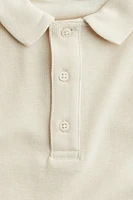 Long-Sleeved Polo Shirt