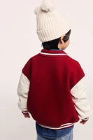 Baseball Jacket with Collar