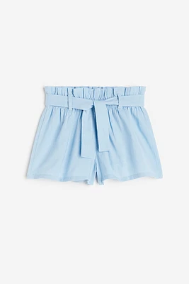 Linen-blend Shorts