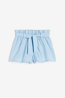 Linen-blend Shorts