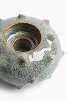 Stoneware Candlestick