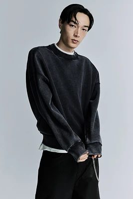 Oversized Fit Cotton Sweatshirt