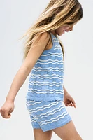 2-Piece Pointelle-Knit Set