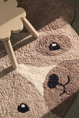 Tapis en forme de chien