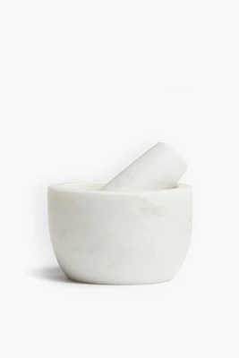 Marble Mortar and Pestle