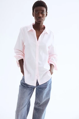 Chemise en lin mélangé