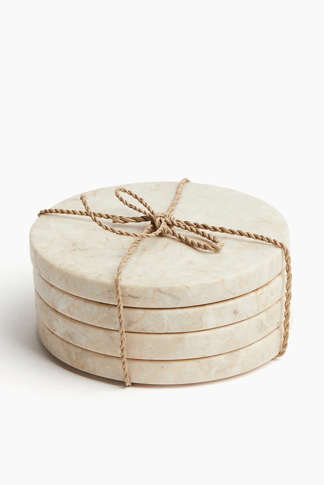 4-pack Marble Coasters