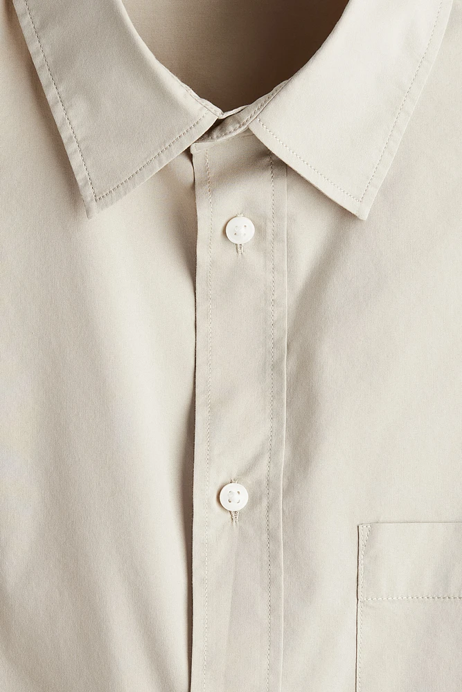 Chemise à manches courtes ample