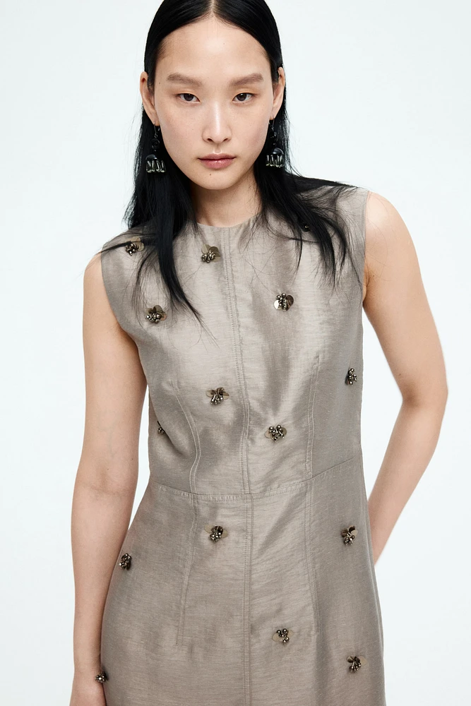 Embellished Pencil Dress