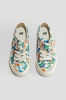 Printed Canvas Sneakers