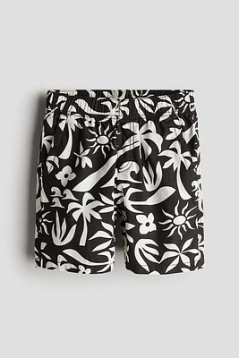 Short en coton avec taille élastique