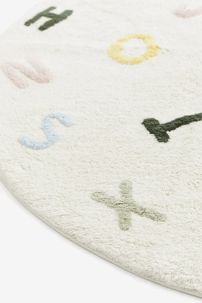 Tufted Alphabet Rug