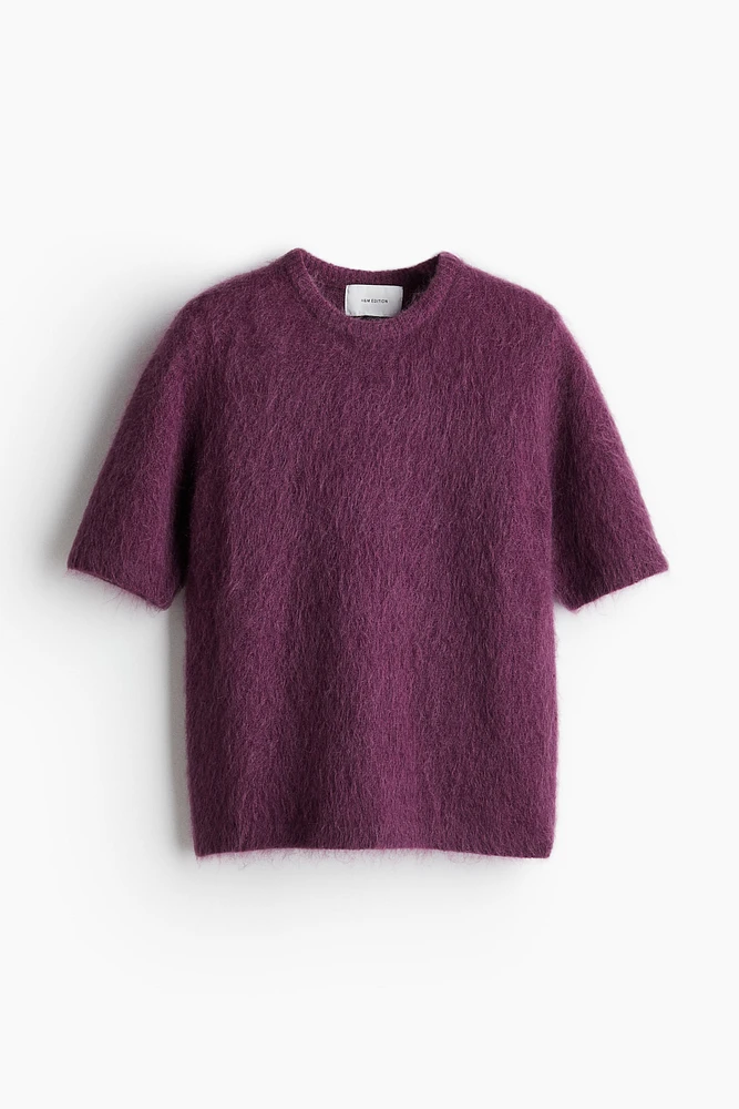 Haut en maille de mohair mélangé