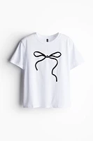 T-shirt with Motif