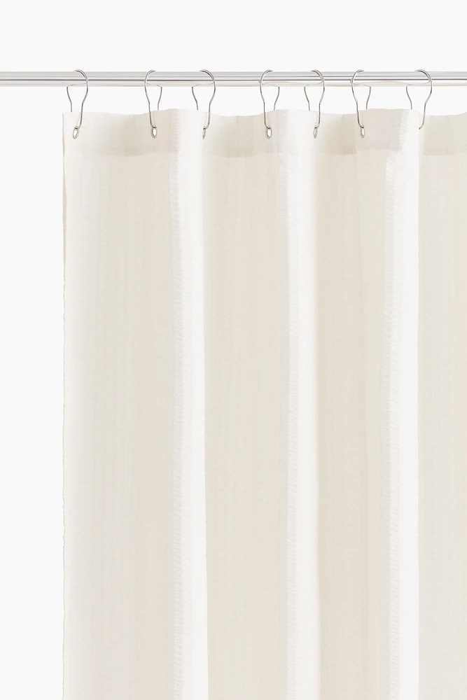 Seersucker Shower Curtain