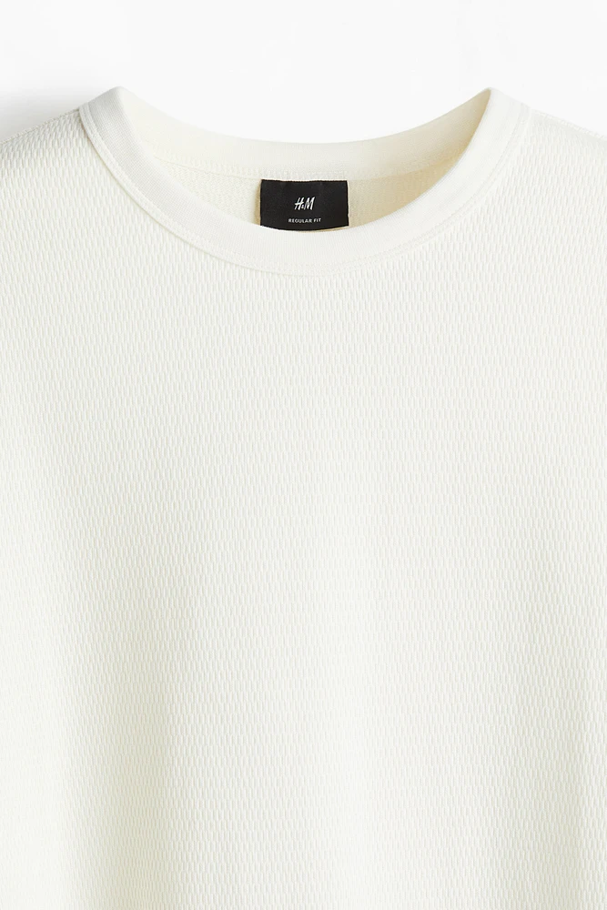 T-shirt gaufré classique