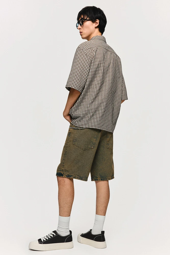 Relaxed Denim Shorts