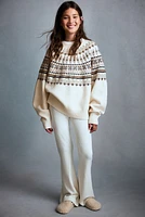 Jacquard-knit jumper