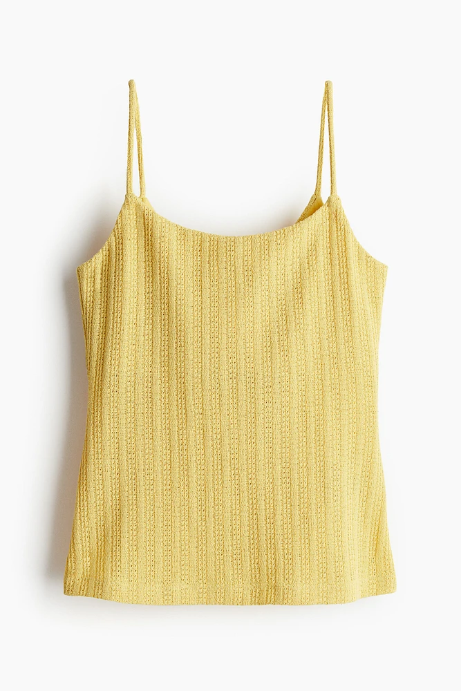 Pointelle-knit Camisole Top