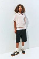 Fine-knit Polo Shirt