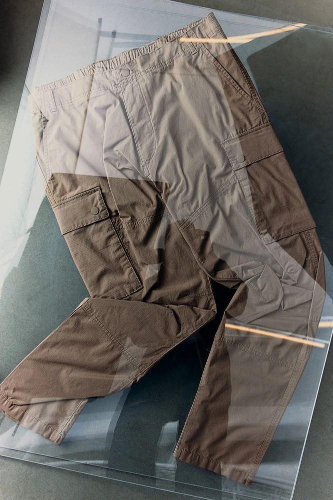 Slim Fit Ripstop Cargo Pants