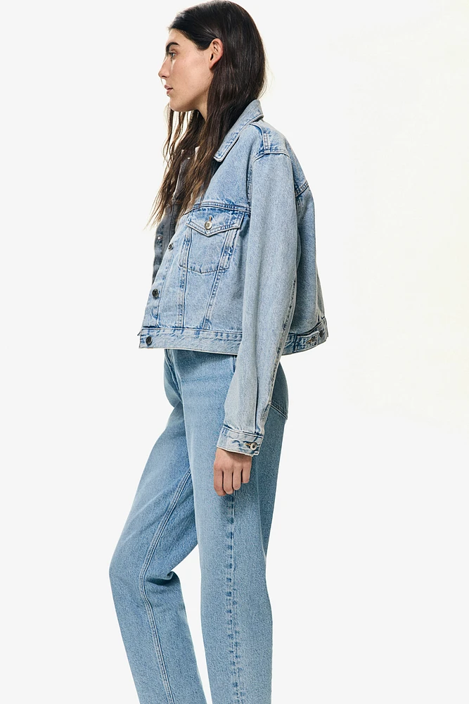 Slim Mom High Ankle Jeans