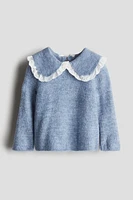 Sweater with Peter Pan Collar