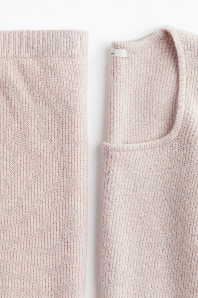 MAMA 2-piece Rib-Knit Set