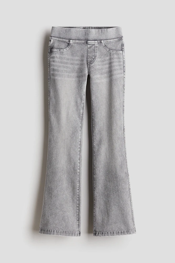 Pantalon évasé en jersey