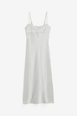 Satin slip dress