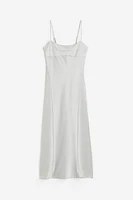 Satin slip dress