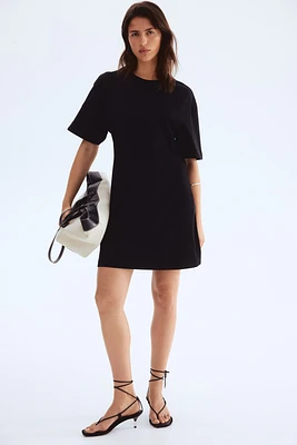 Defined-Waist T-Shirt Dress