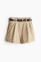 Belted Cargo Shorts