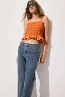 Bleecker High Rise Wide Leg Jeans