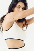One-Shoulder Cutout Swimsuit
