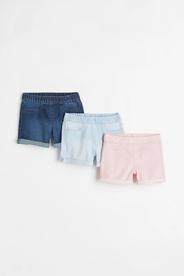 3-pack Denim Shorts