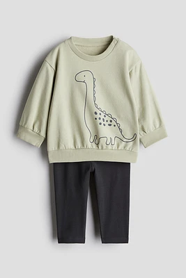 2-piece Sweatshirt and Leggings Set