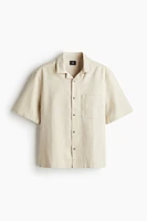 Regular Fit Textured resort shirt