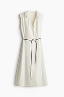 Tie-Belt Wrap Dress